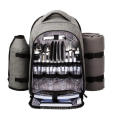 Custom Cooler Compartment Wine Bag Picnic Set Multifunction 4 Person Picnic Backpacks Bags with Blanket